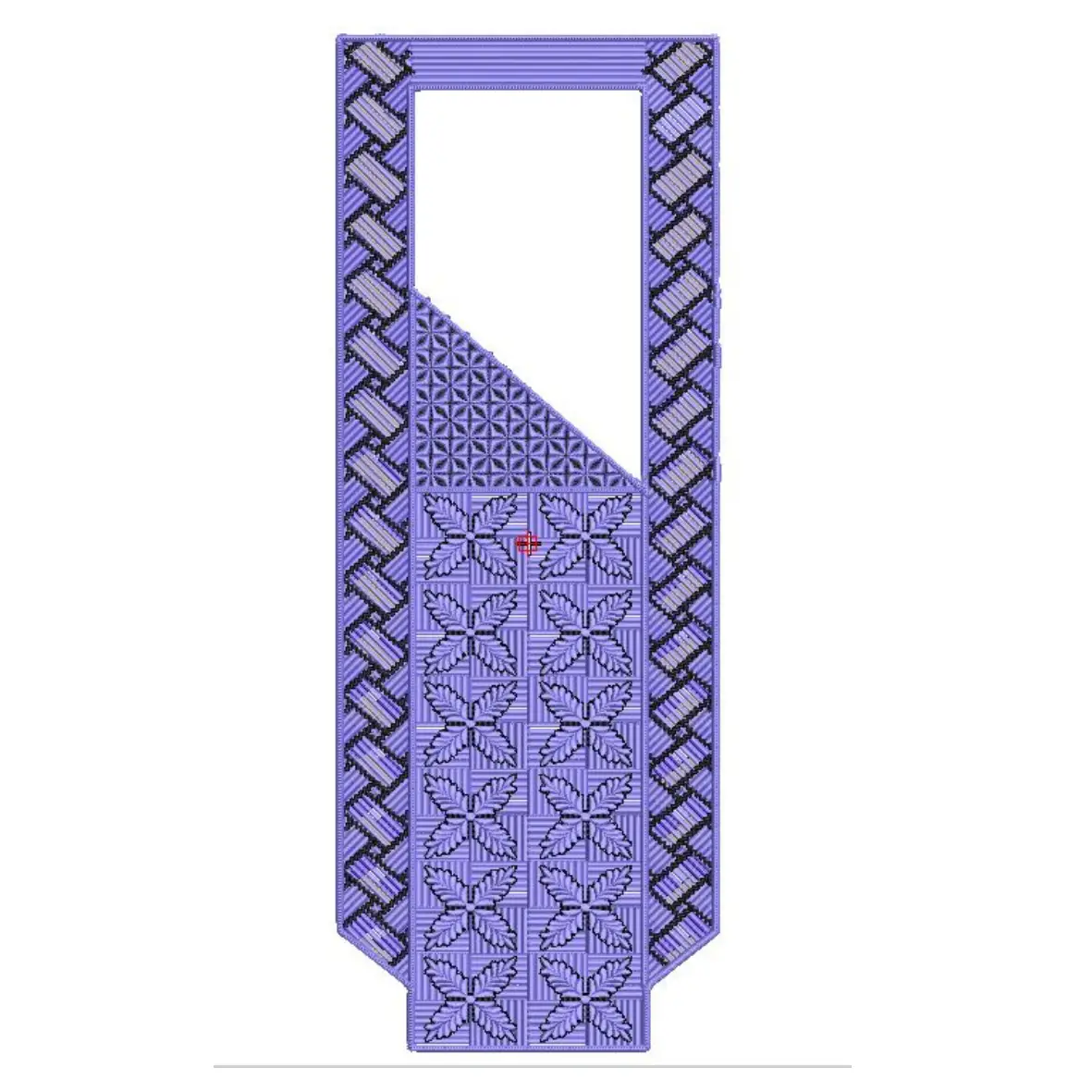 TEC01 Agbada Monogram Embroidery Design File