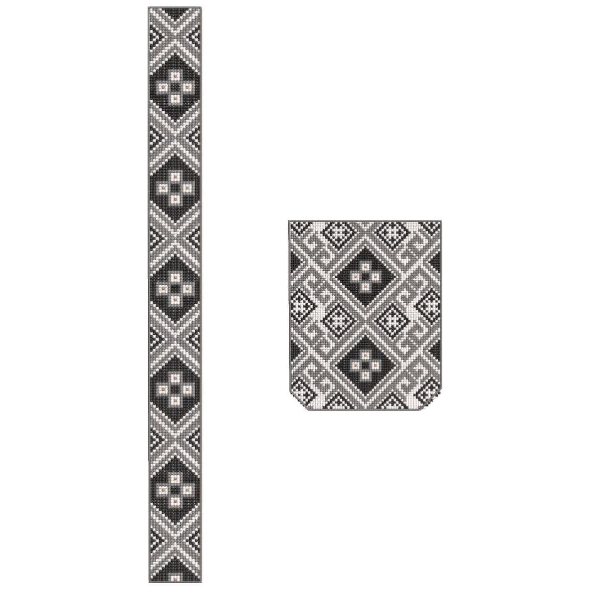 TEC64 Flap and Pocket Embroidery Design
