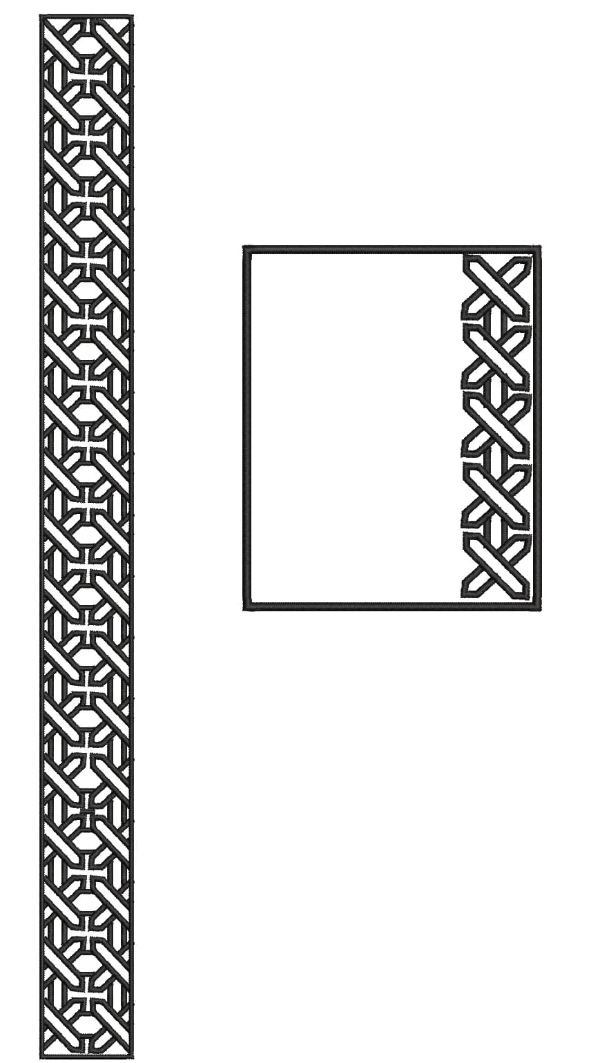 TEC4900 Flap & Pocket Embroidery Design