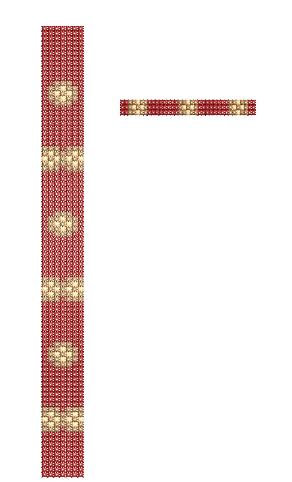 TEC4945 Flap & Pocket Embroidery Design