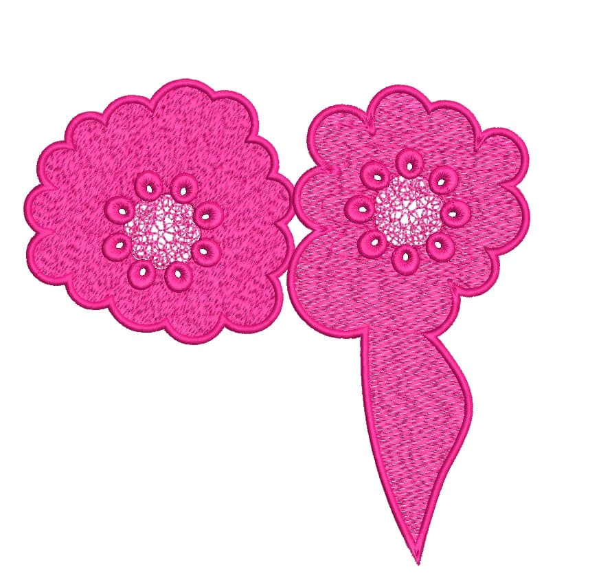 TEC5061 Floral Embroidery Desings