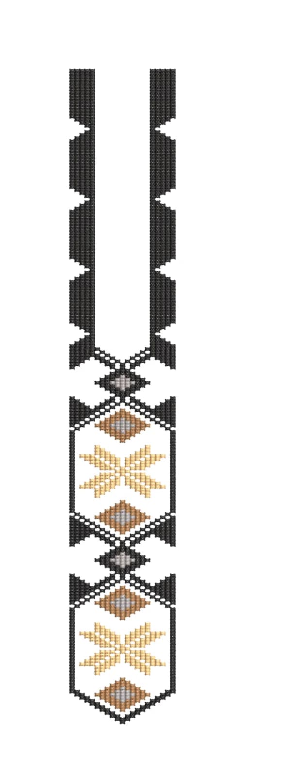 TEC4989 Front Panel Embroidery Design