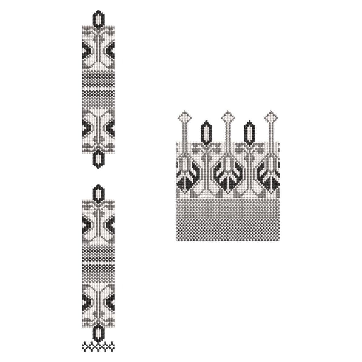 TEC88 Flap and Pocket Monogram Embroidery Design