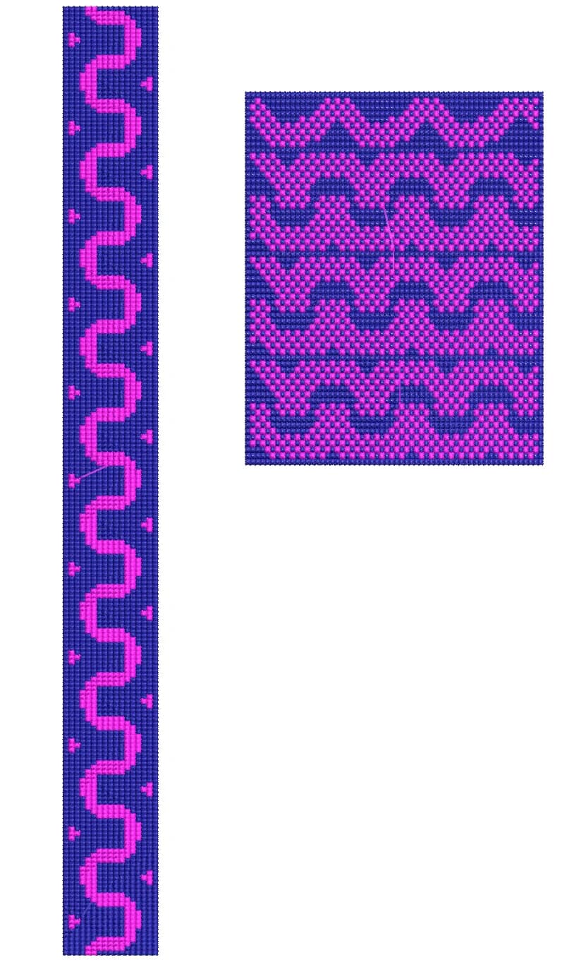 TEC4860 Flap & Pocket Embroidery Design