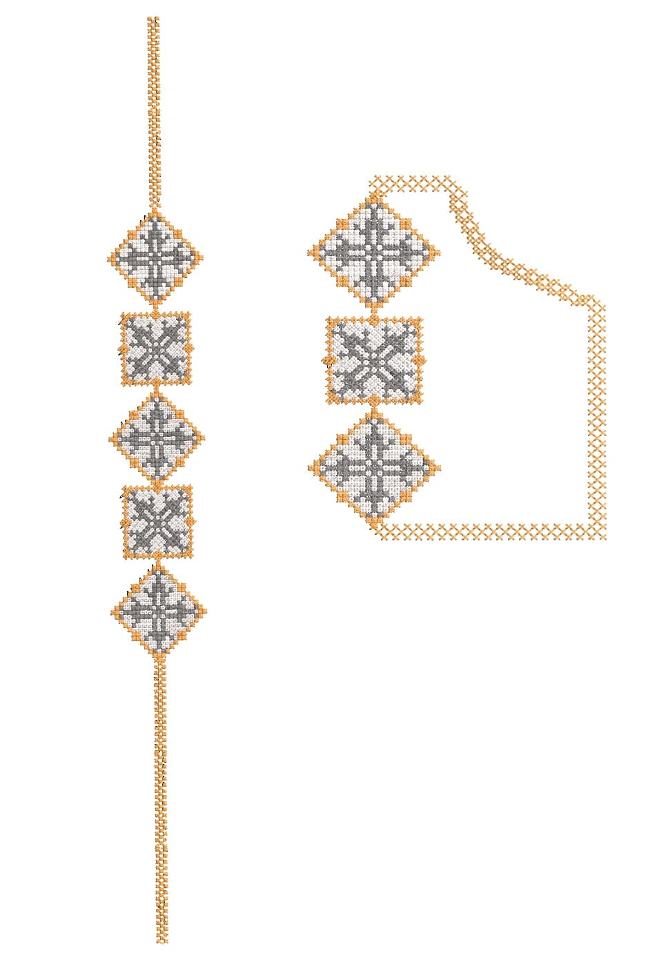 TEC4902 Flap & Pocket Embroidery Design