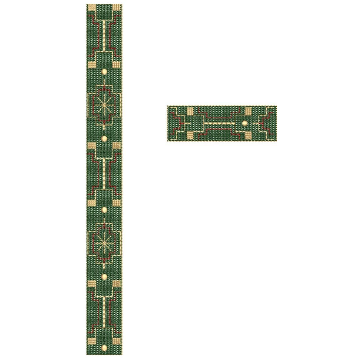 TEC59 Flap and Pocket Embroidery Design