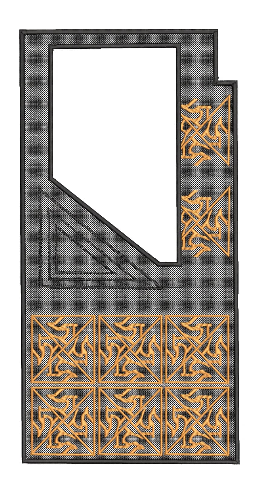 TEC5014 Agbada Embroidery Design