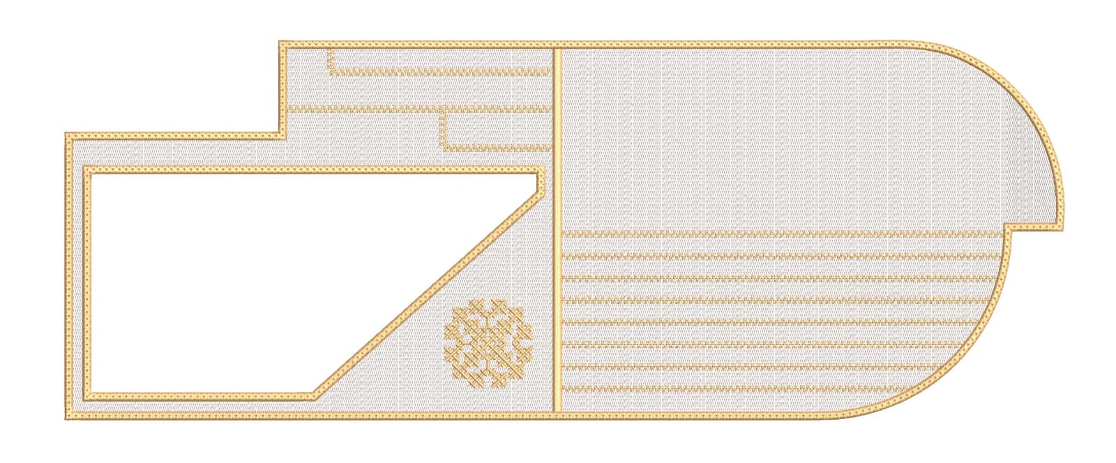 TEC5010 Agbada Embroidery Design