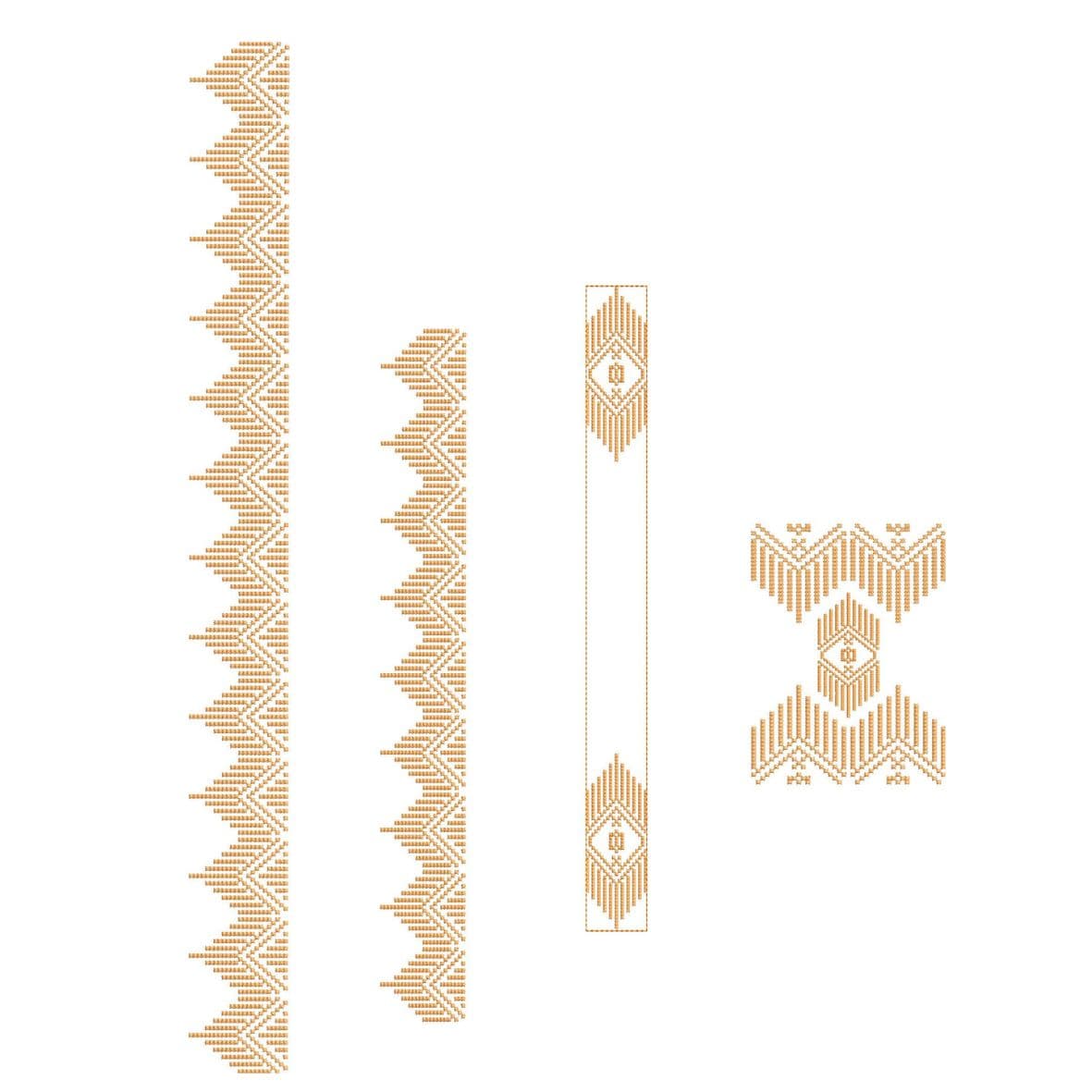 TEC41 Flap, Pocket, Sleeve and Top Edge Embroidery Design