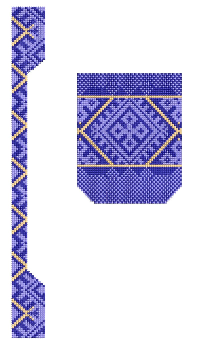 TEC4901 Flap & Pocket Embroidery Design