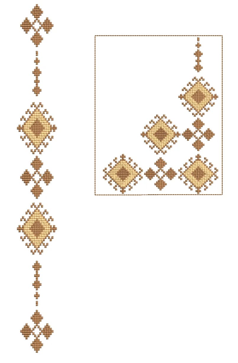 TEC4885 Flap & Pocket Embroidery Design