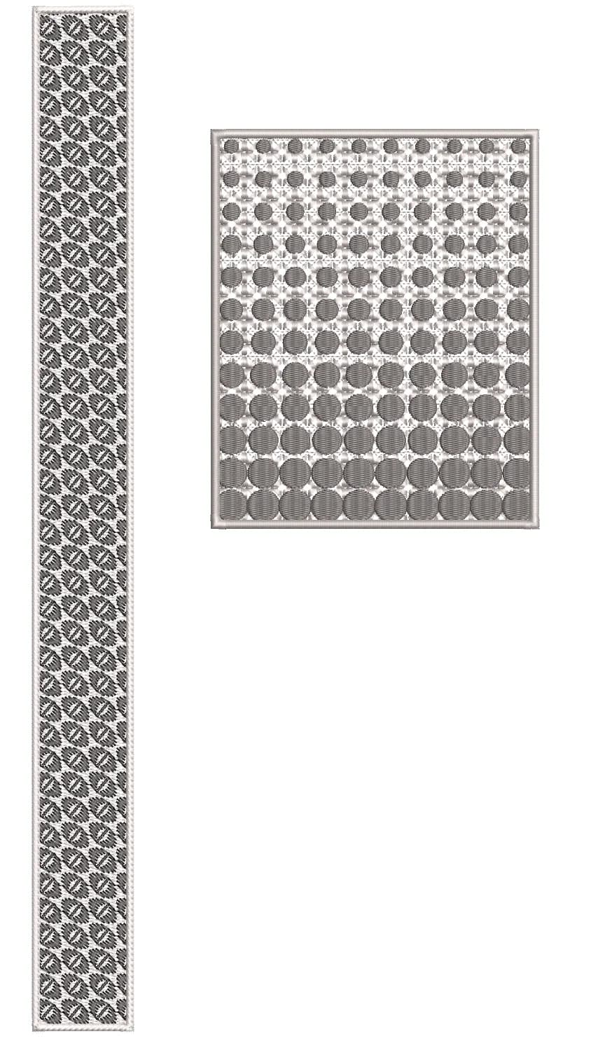 TEC4881 Flap & Pocket Embroidery Design