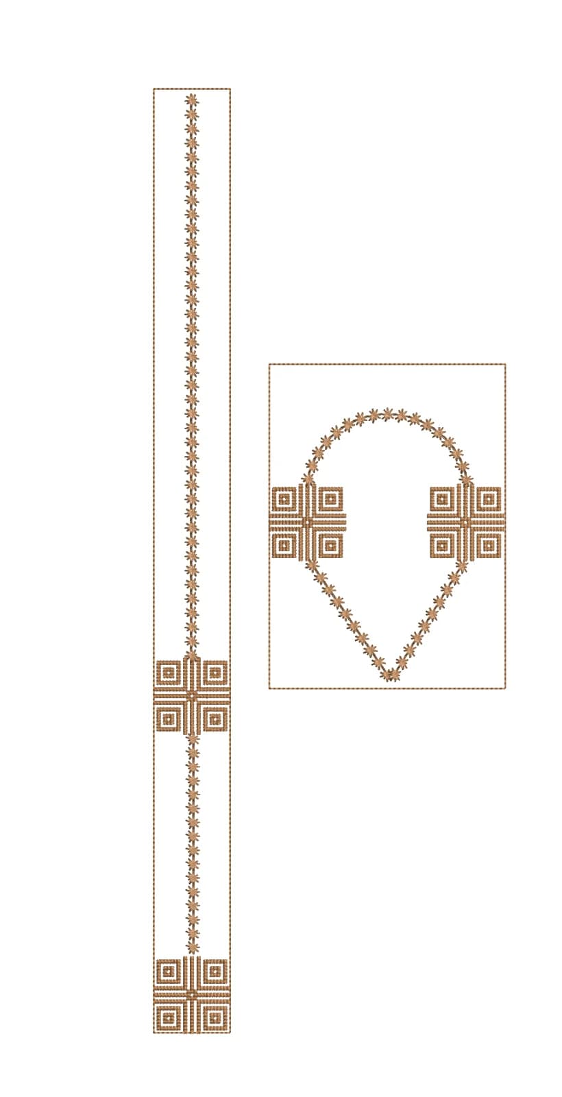 Elegant Flap & Pocket Embroidery Designs | Fashion Embroidery