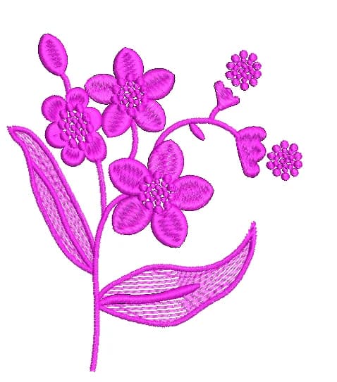 TEC5057 Floral Embroidery Desings