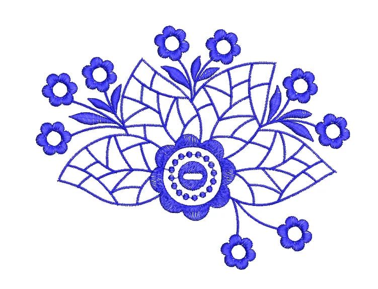 TEC5038 Floral Embroidery Desings