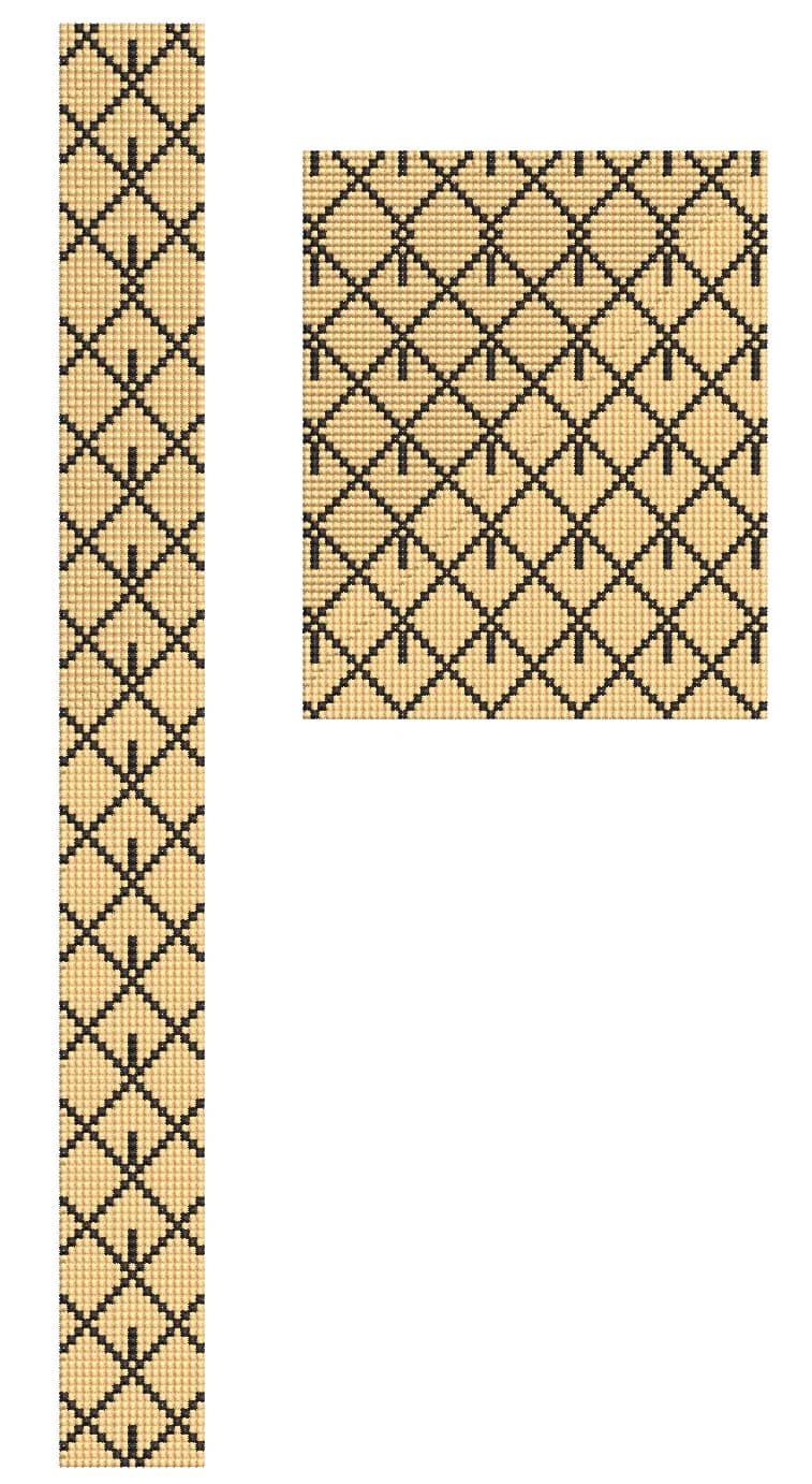 TEC4897 Flap & Pocket Embroidery Design