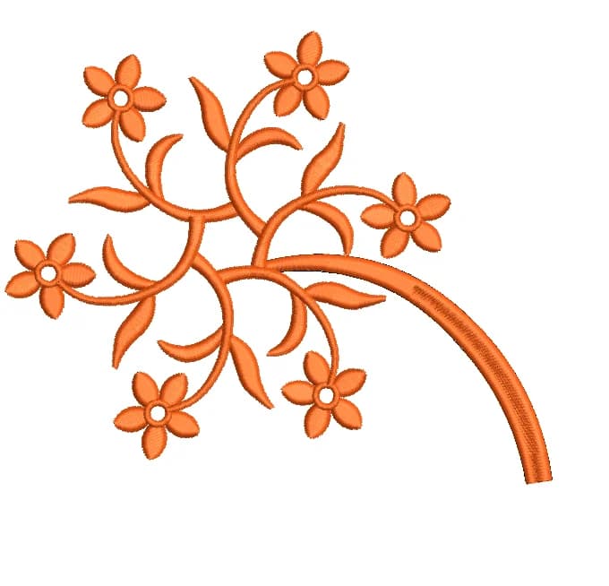 TEC5058 Floral Embroidery Desings