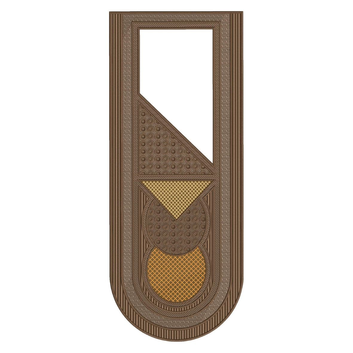 TEC119 Agbada Monogram Embroidery Design File