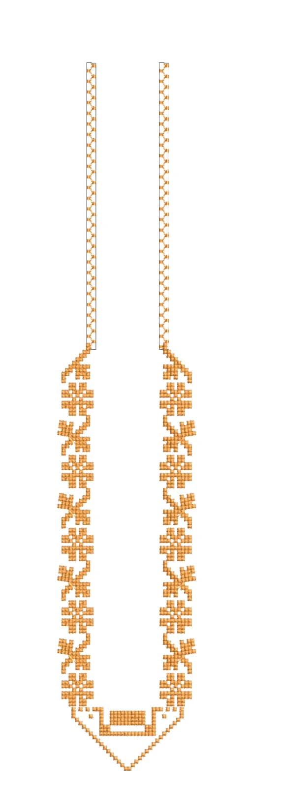 TEC4993 Front Panel Embroidery Design