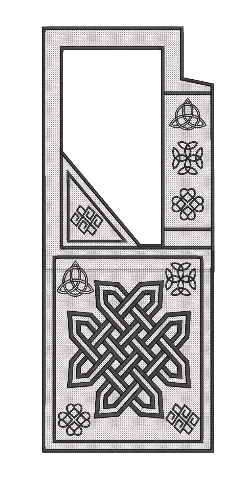 TEC5015 Agbada Embroidery Design