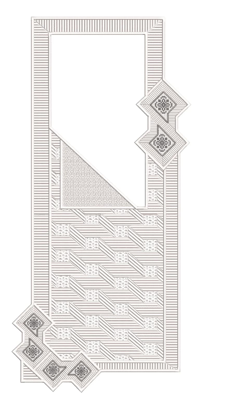 TEC5041 Agbada Embroidery Design