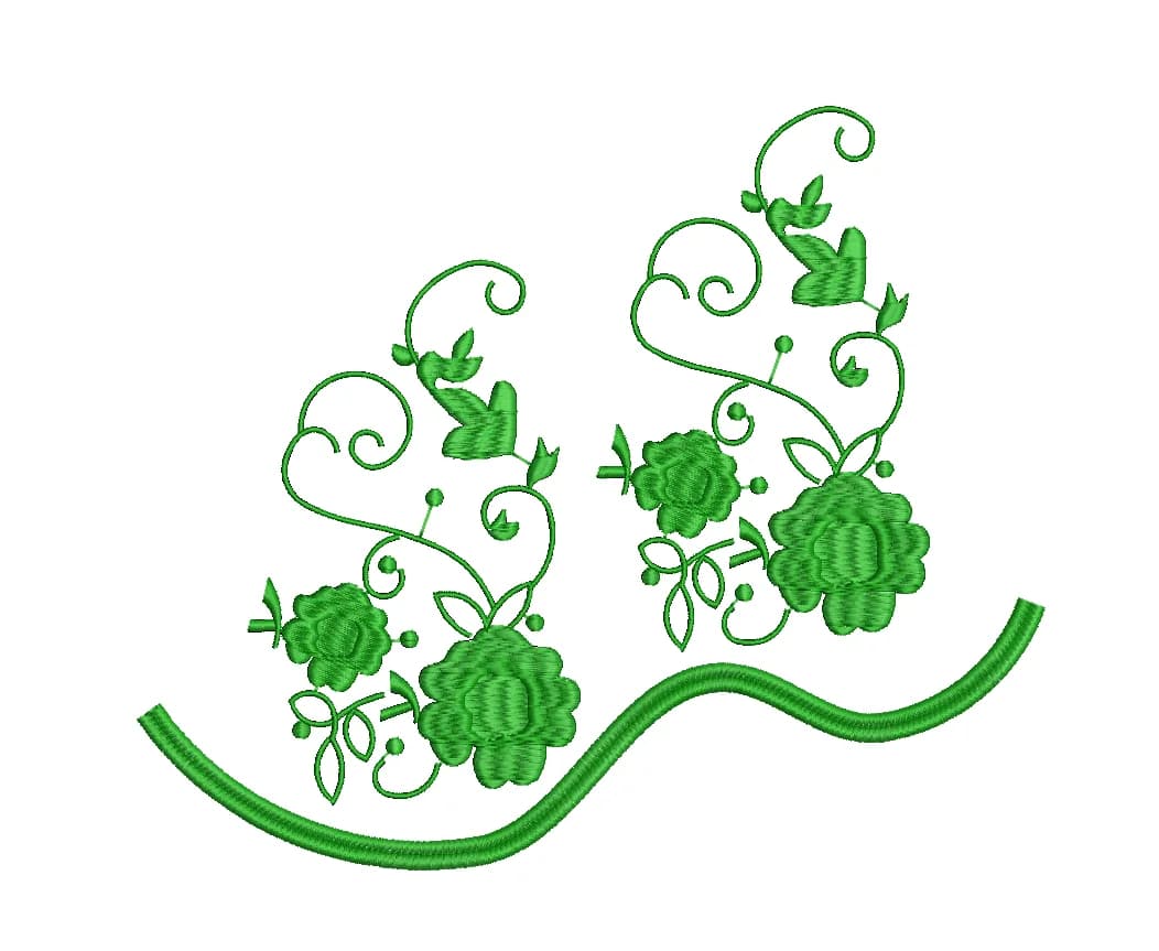 TEC5049 Floral Embroidery Desings