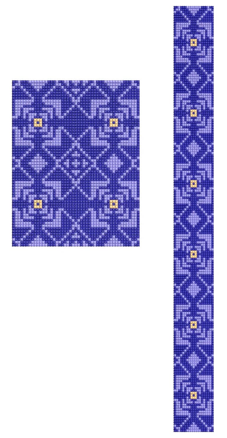 TEC4937 Flap & Pocket Embroidery Design