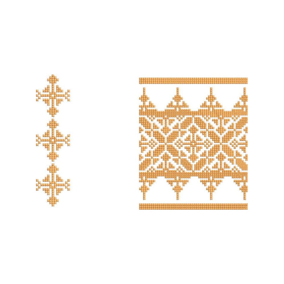 TEC121 Flap and Pocket Monogram Embroidery Design File