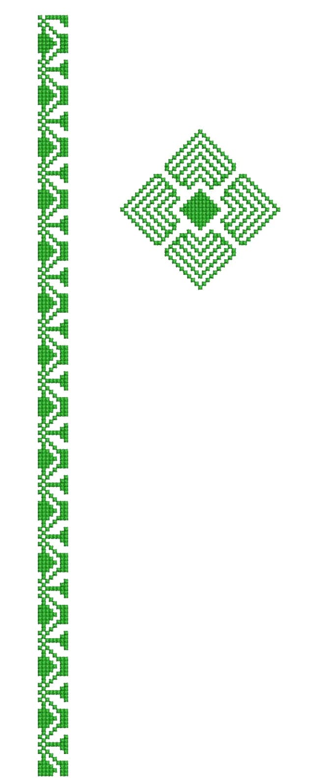 TEC4892 Flap & Pocket Embroidery Design