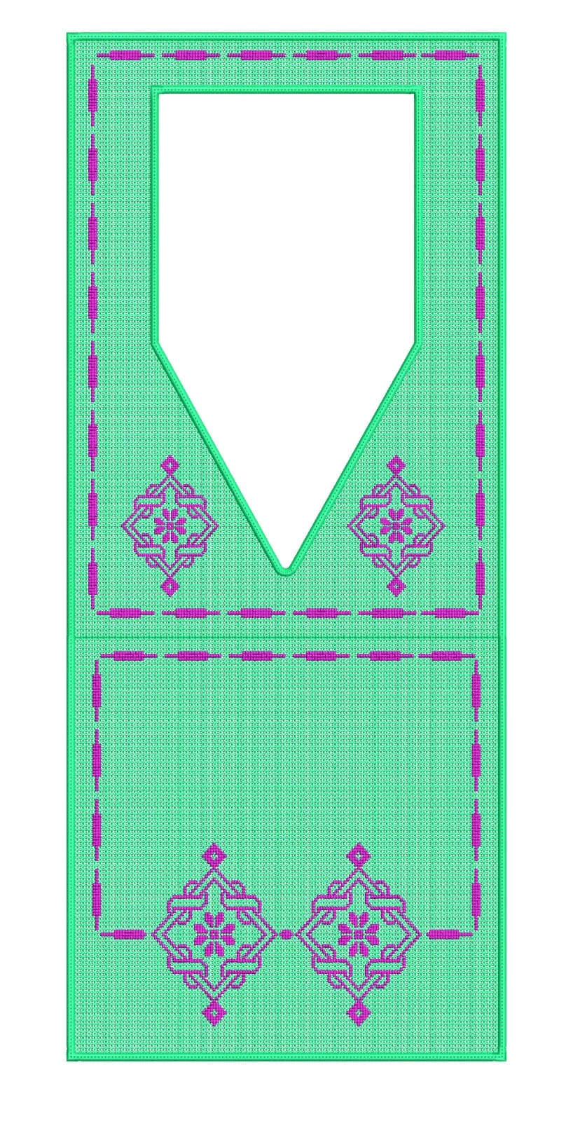 TEC5019 Agbada Embroidery Design