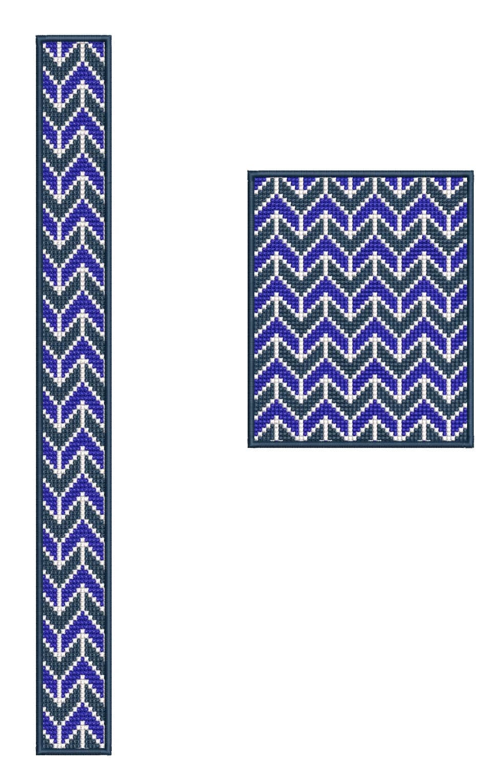 TEC4963 Flap & Pocket Embroidery Design