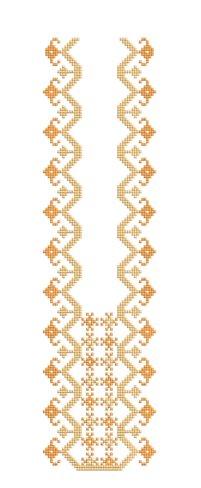 TEC4986 Front Panel Embroidery Design