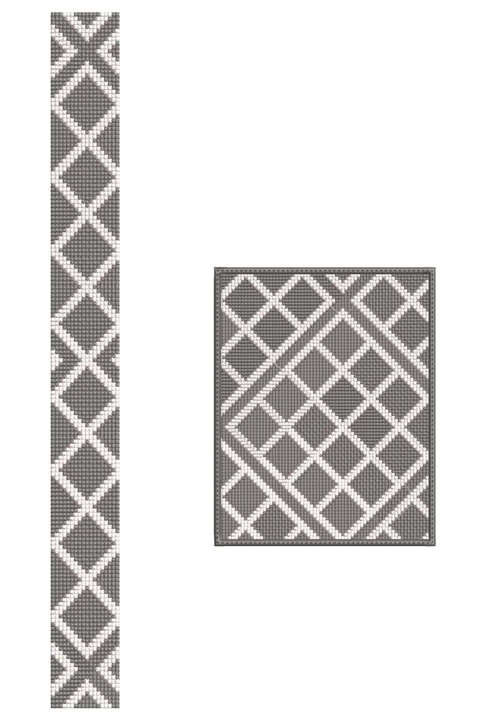 TEC4854 Flap & Pocket Embroidery Design