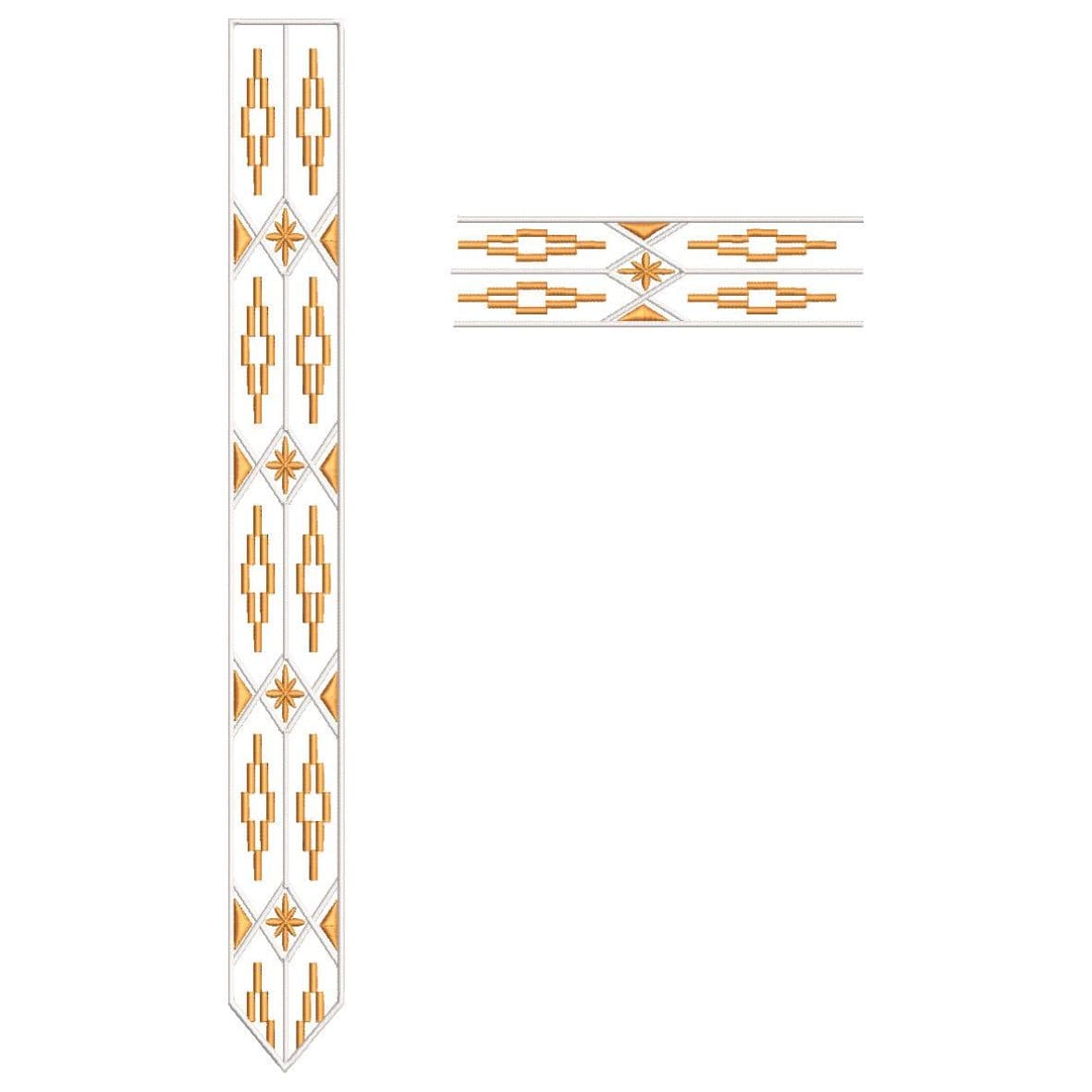 TEC4379 Flap and Pocket Monogram Embroidery Design