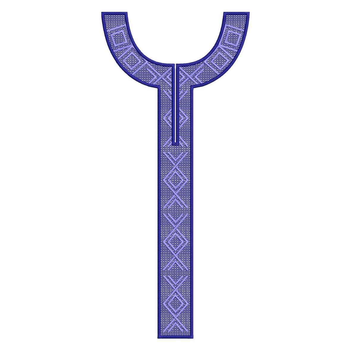 TEC83 Front Panel Monogram Embroidery Design