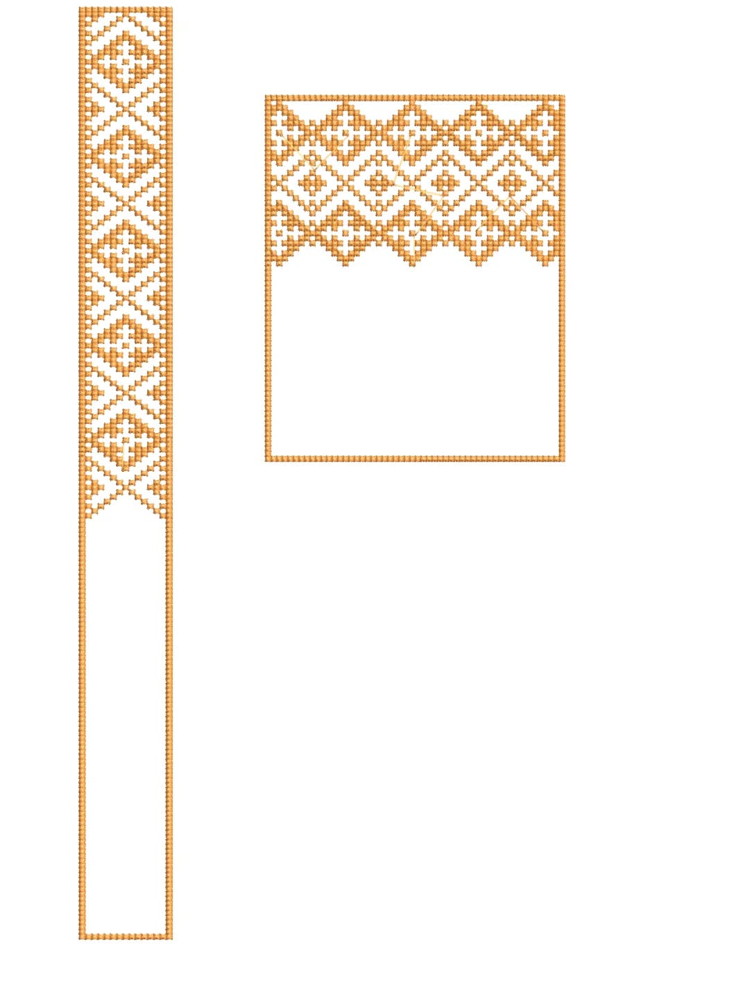 TEC 4851 Flap & Pocket Embroidery Design