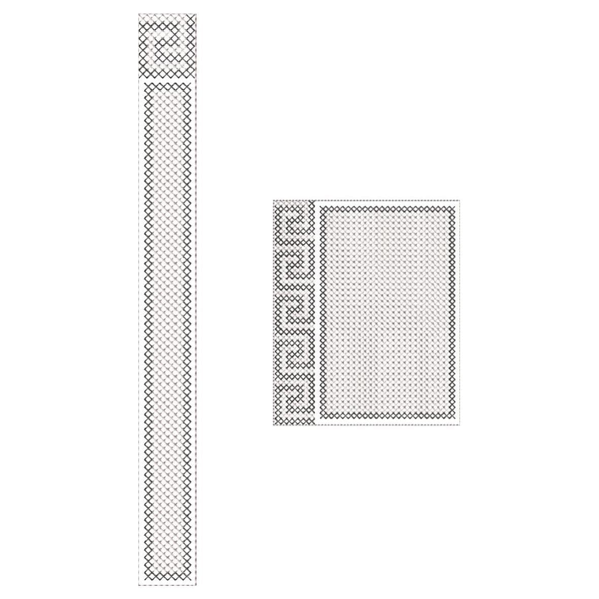 TEC140 Flap and Pocket Monogram Embroidery Design File