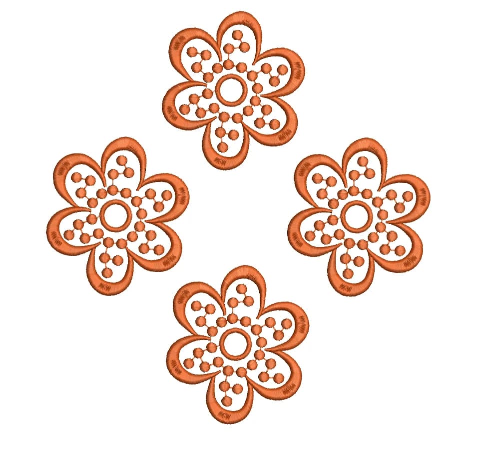 TEC5036 Floral Embroidery Desings