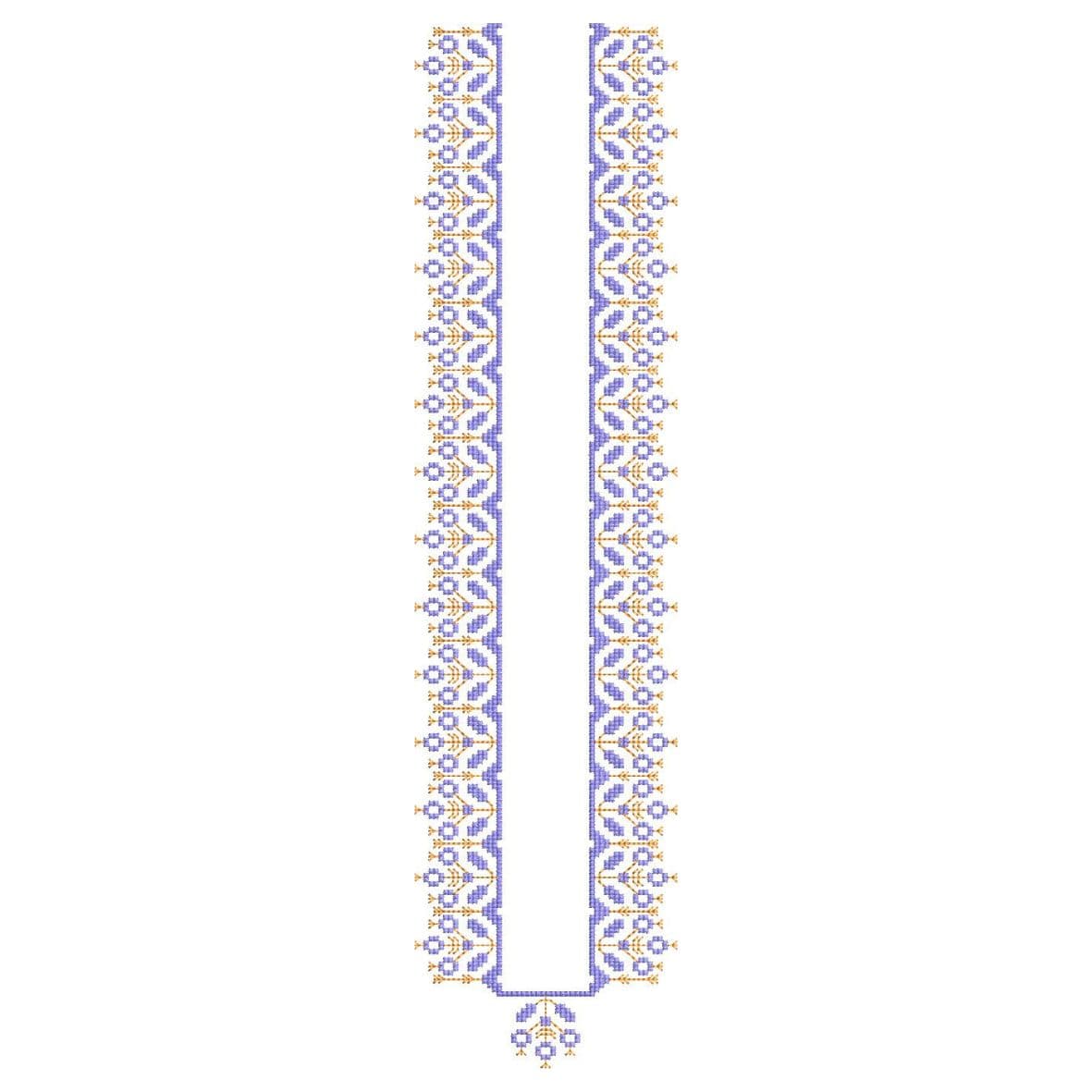 TEC58 Front Panel Embroidery Design