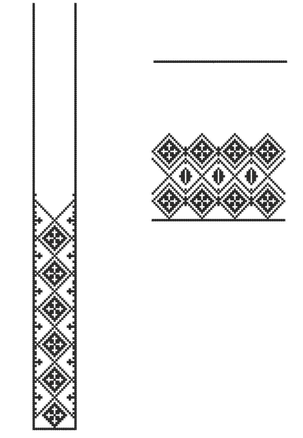 TEC4882 Flap & Pocket Embroidery Design