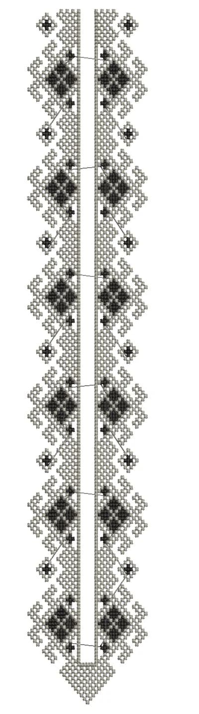 TEC4978 Front Panel Embroidery Design