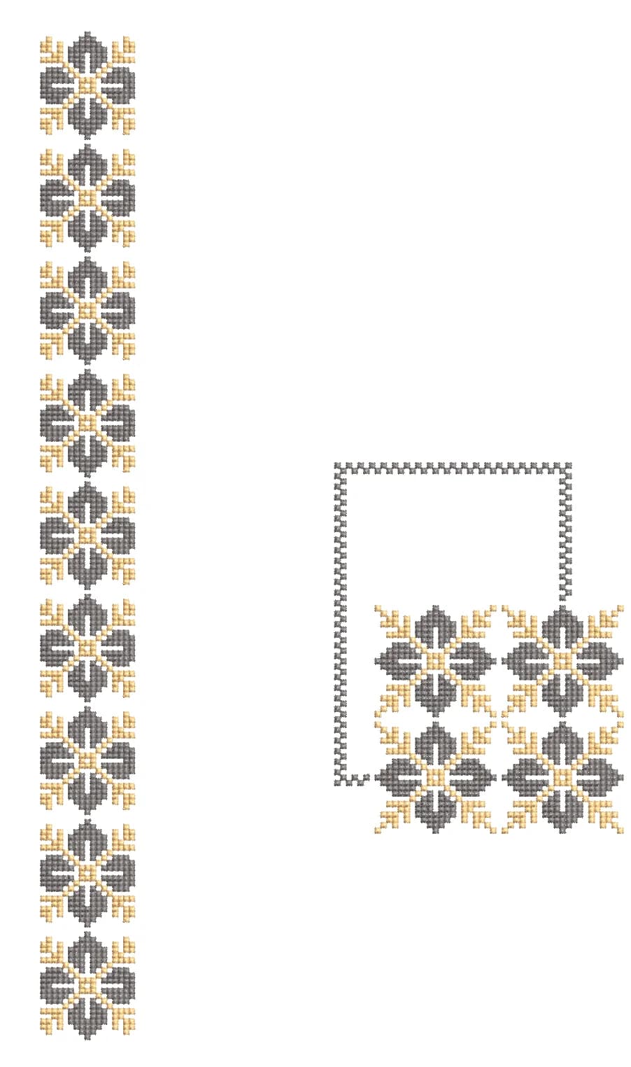 TEC4965 Flap & Pocket Embroidery Design
