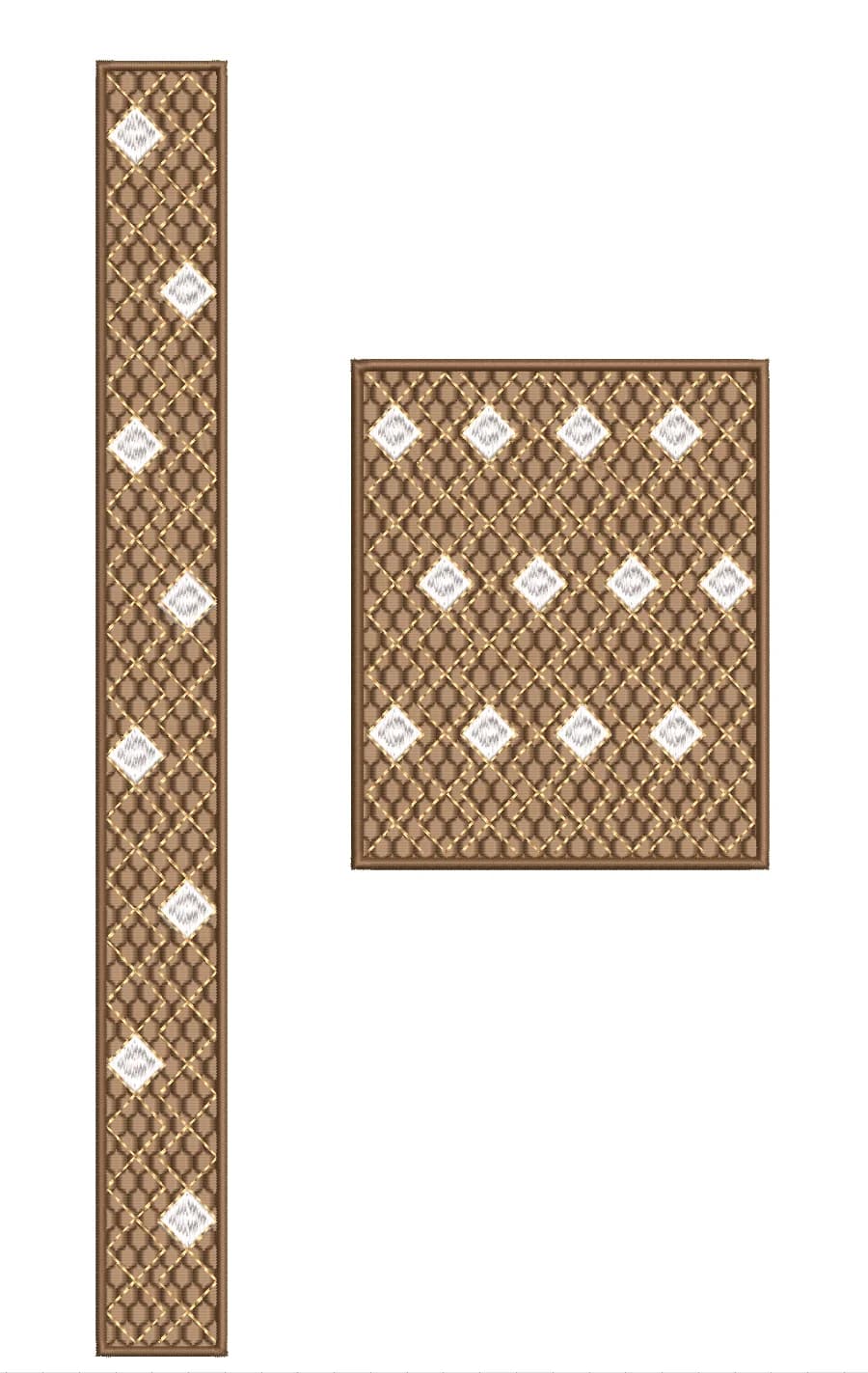 TEC4923 Flap & Pocket Embroidery Design