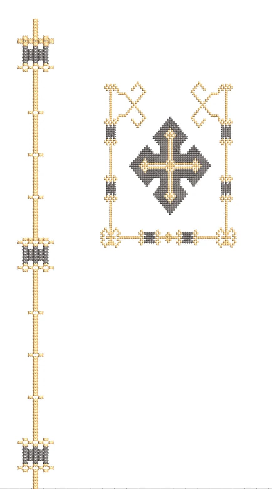 TEC4918 Flap & Pocket Embroidery Design