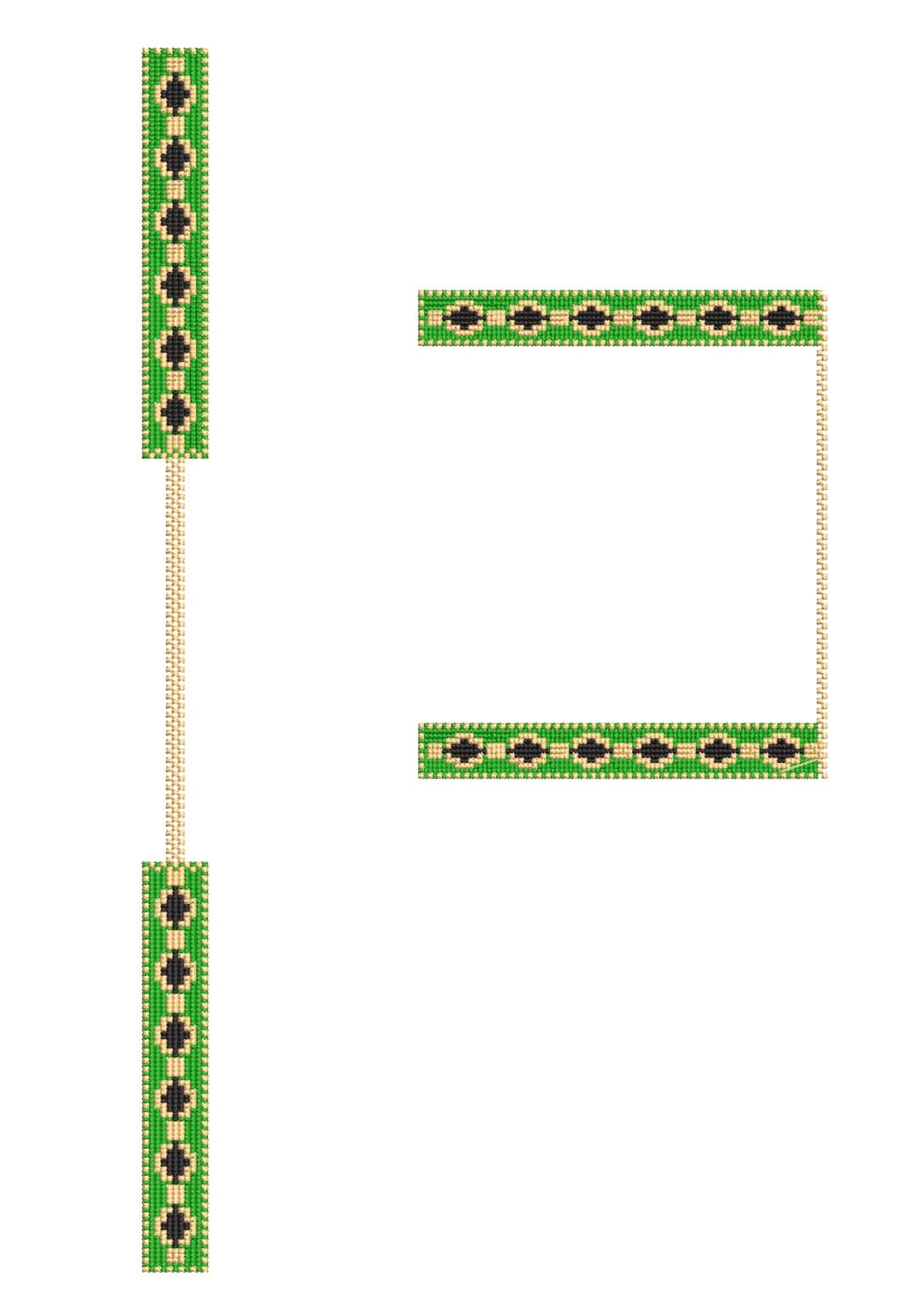 TEC4909 Flap & Pocket Embroidery Design