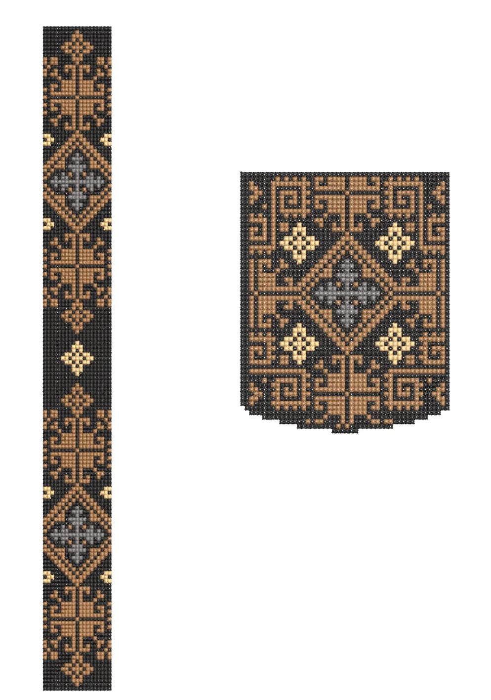 TEC5071 Flap & Pocket Embroidery Design