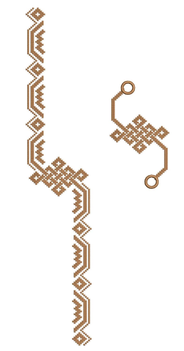 TEC4884 Flap & Pocket Embroidery Design