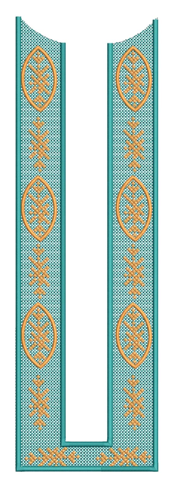 TEC4976 Front Panel Embroidery Design