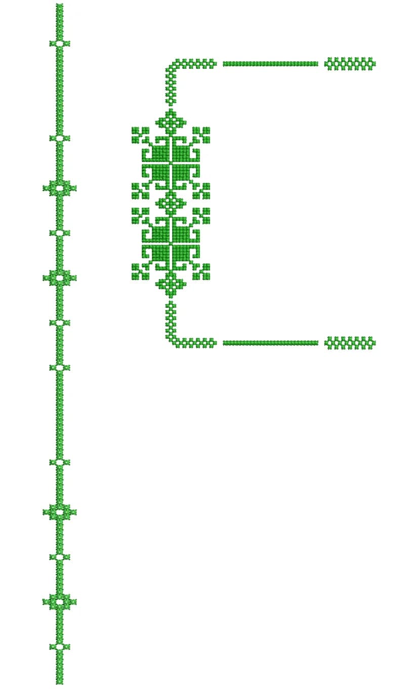 TEC4886 Flap & Pocket Embroidery Design