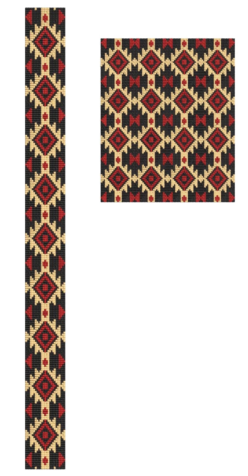 TEC4868 Flap & Pocket Embroidery Design